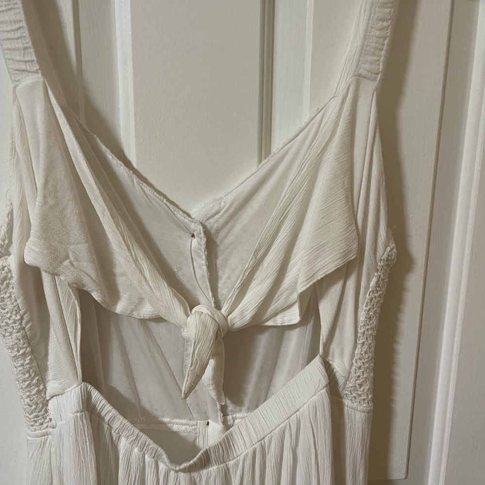 NWT Jessica Simpson Crocheted Cut Out Halter Top Dress - Picture 8 of 9